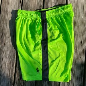 Polo Ralph Lauren Performance Athletic Shorts Lime Green M